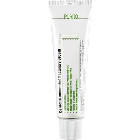 Crema de fata pentru regenerare Purito Centella Unscented Recovery, 50 ml (Concentratie: Crema, Gramaj: 50 ml)