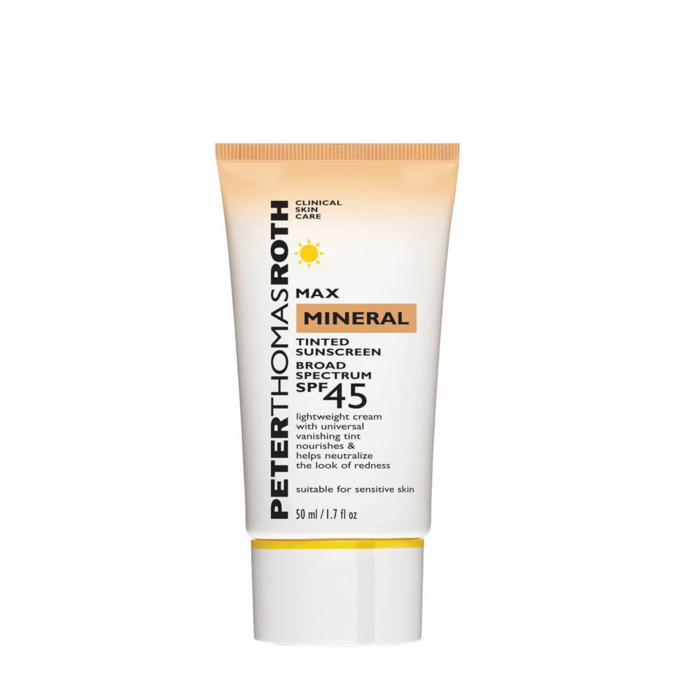 Cremă solară colorată minerală Peter Thomas Roth Max Mineral Tinted Sunscreen Broad Spectrum Spf45, 50 Ml (Concentratie: Protectie solara, Gramaj: 50 ml)