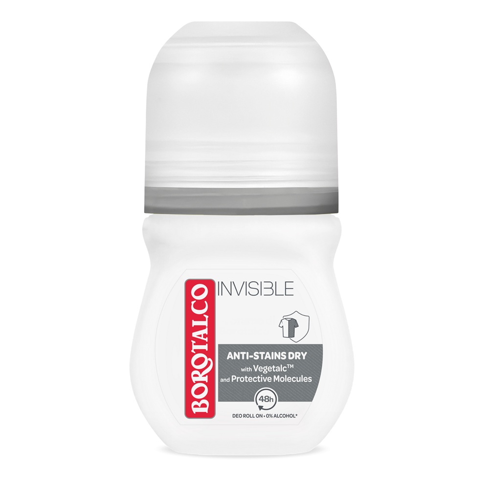 Deodorant Roll-On Borotalco Invisible (Gramaj: 50 ml)