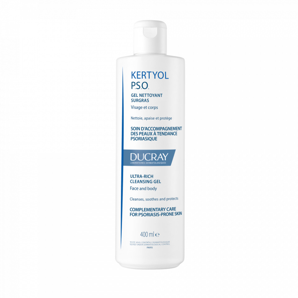 Gel de curatare Kertyol PSO Ducray (Gramaj: 400 ml, Concentratie: Gel de curatare)