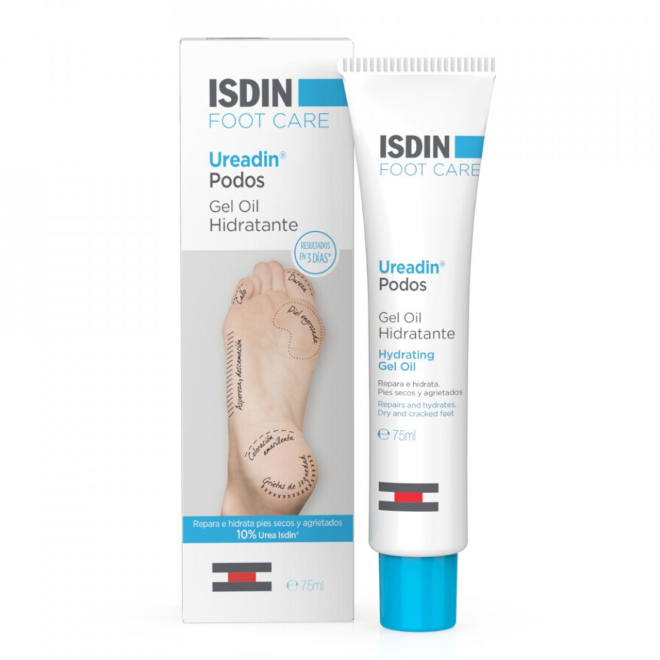 Gel-ulei hidratant pentru picioare Isdin Ureadin Podos, 75 ml