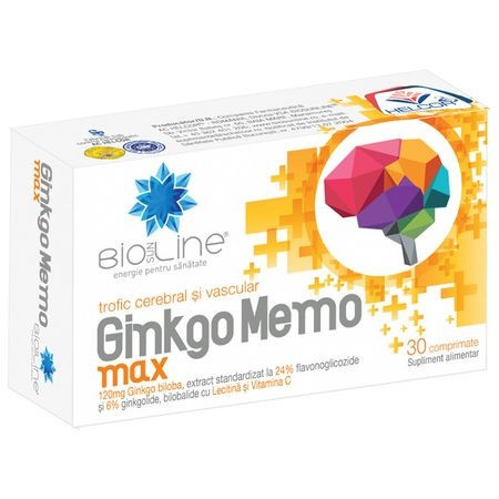 Ginkgo Memo Max Helcor (Ambalaj: 30 comprimate)