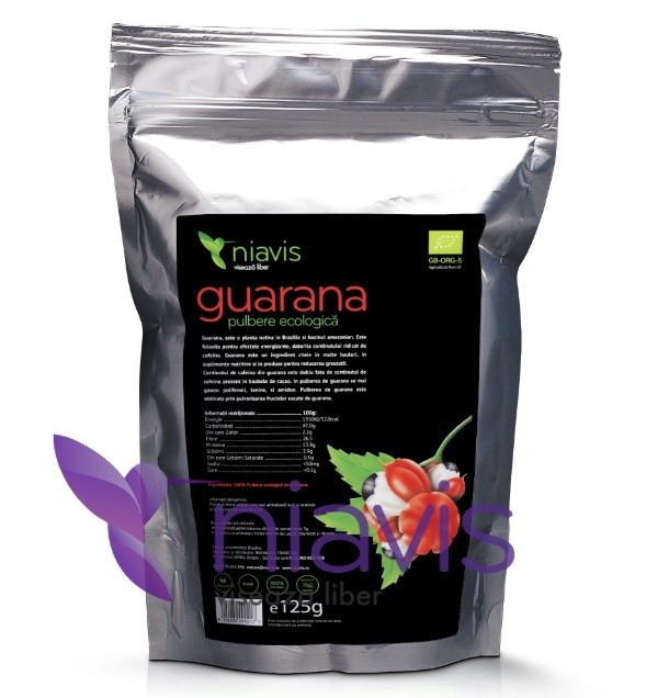 Guarana Pulbere Ecologica/BIO Niavis 125 g