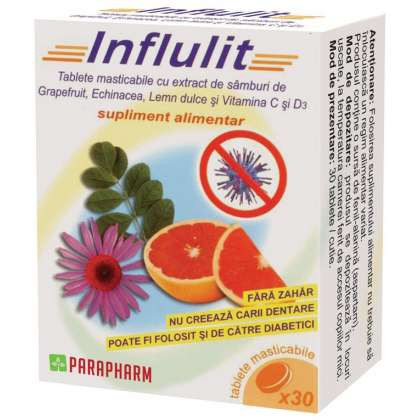 Influlit Parapharm 30 tablete (Concentratie: 726 mg)