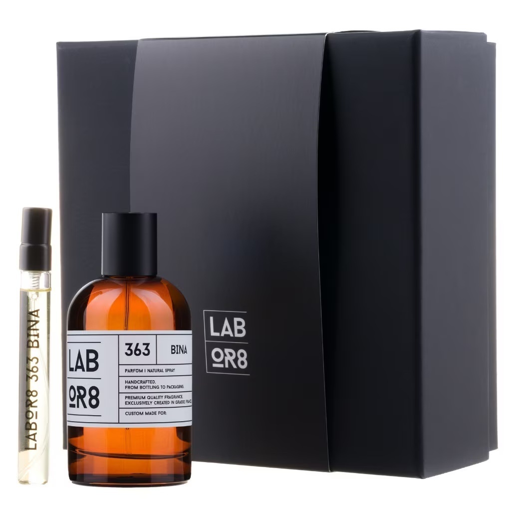 LABOR8 BINA 363 Set Unisex: Apă de Parfum 100 ml + Apă de Parfum 10 ml.