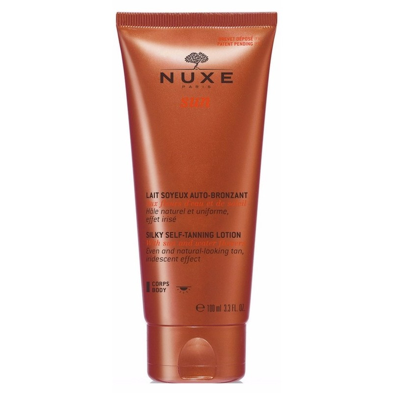 Lotiune autobronzanta Nuxe Sun Silky, 100 ml