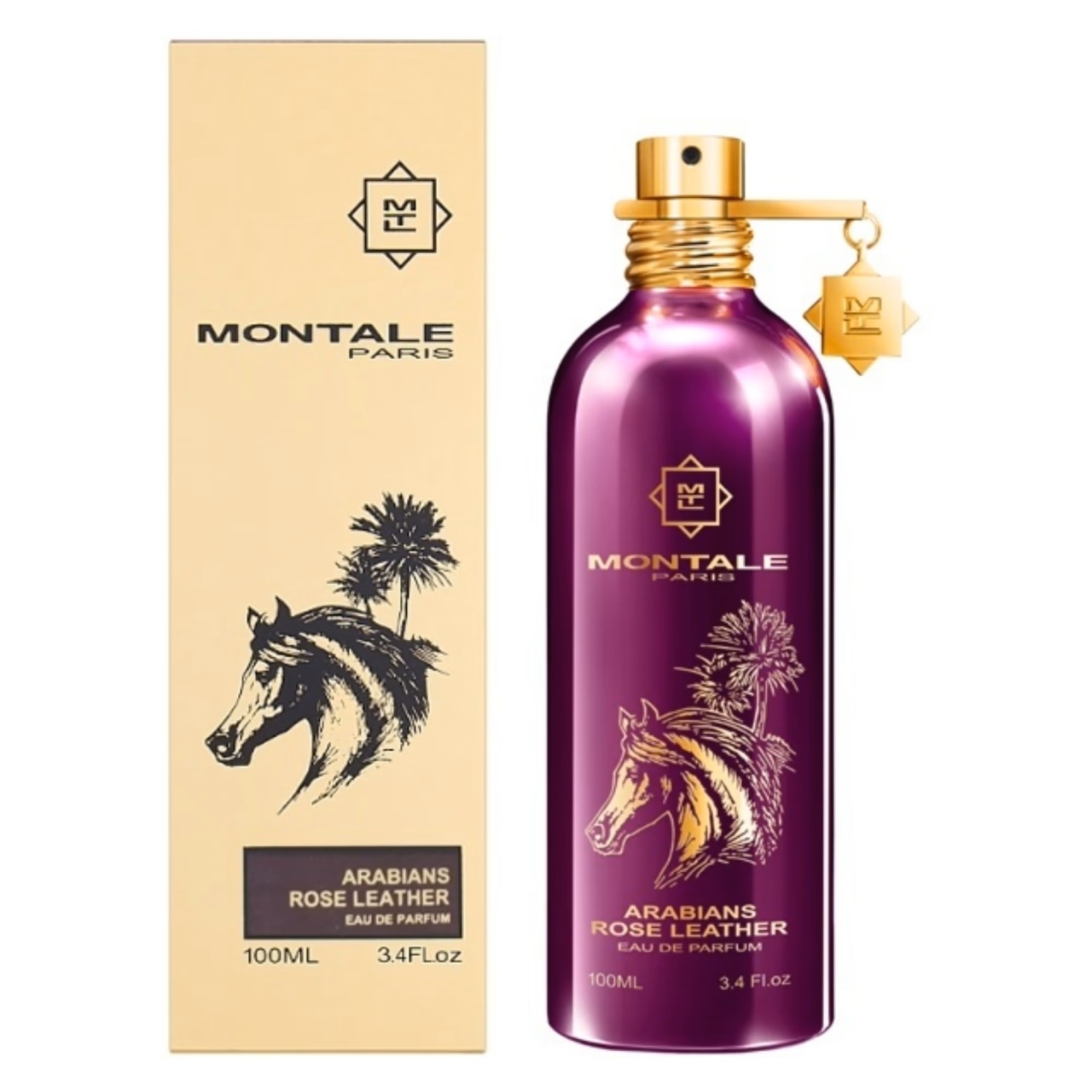 Montale Arabians Rose Leather, Apa de Parfum, Unisex (Gramaj: 100 ml)
