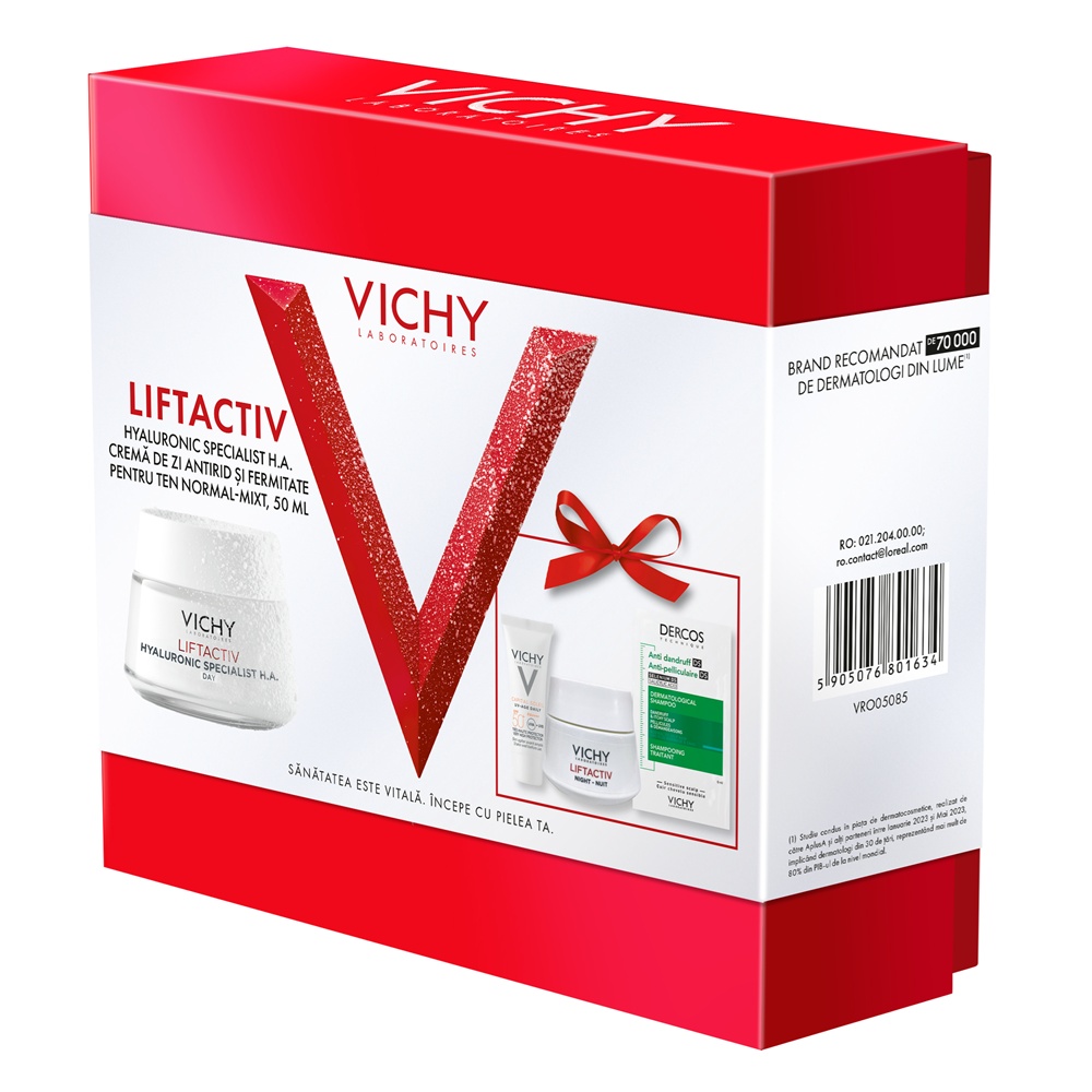 Pachet Crema antirid Vichy Liftactiv Supreme pentru ten normal