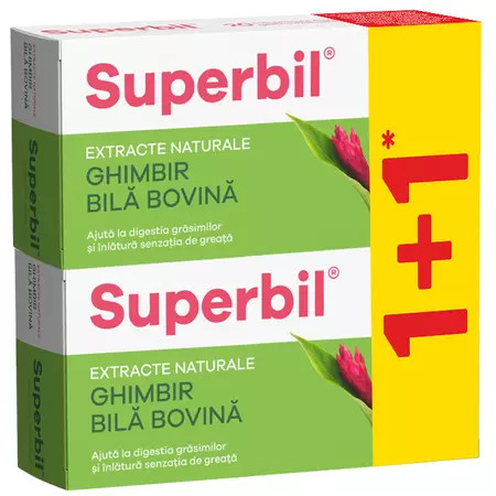 Pachet Superbil 20 + 20 comprimate Fiterman