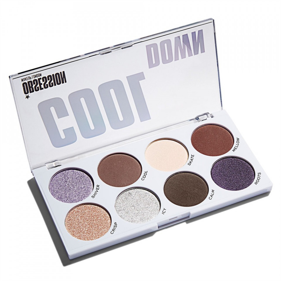 Paleta farduri de pleoape Makeup Revolution Obsession (Concentratie: Trusa de farduri, Gramaj: 13 g,