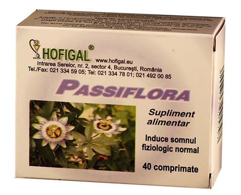 Passiflora Hofigal 40 comprimate (Concentratie: 880 mg)