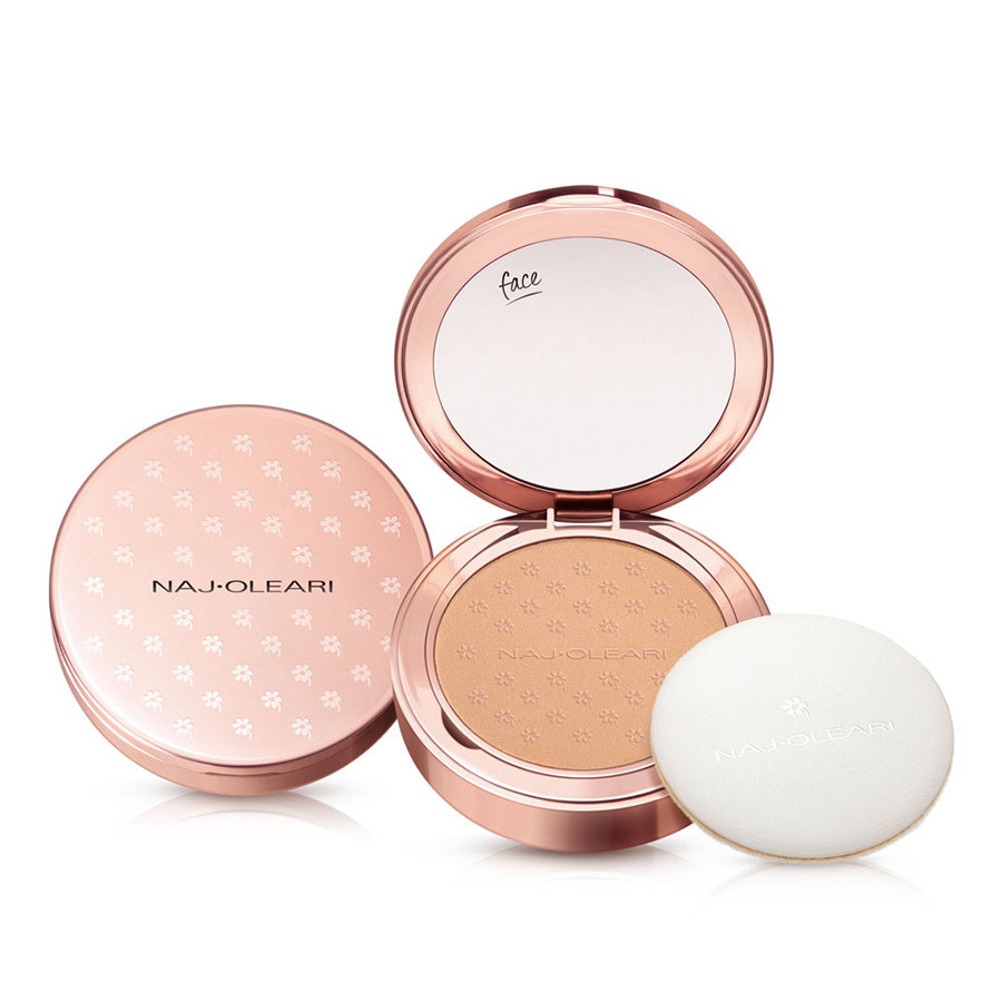 Pudra compacta Naj Oleari Skin Caress Pressed Powder, 9,5 ml (Concentratie: Pudra, CULOARE: 03 Peach