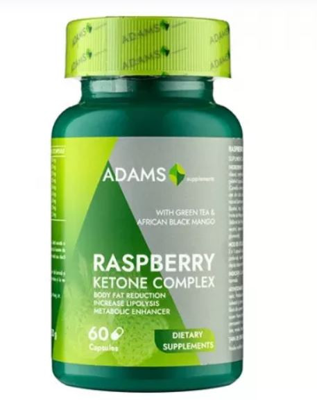 Raspberry Ketone (cetona de zmeura) Adams Vision 60 capsule (Concentratie: 60 capsule)