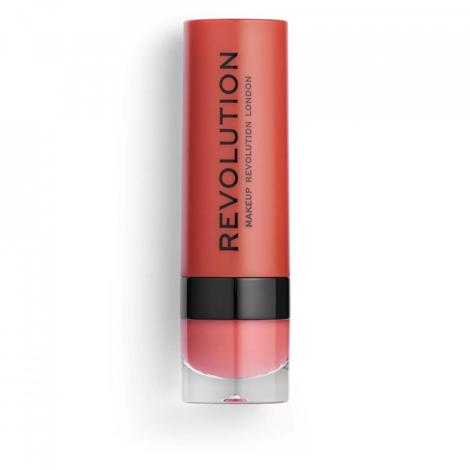 Ruj mat Makeup Revolution, REVOLUTION, Vegan, Matte, Cream Lipstick, 3 ml (Nuanta Ruj: 130 Decadence)