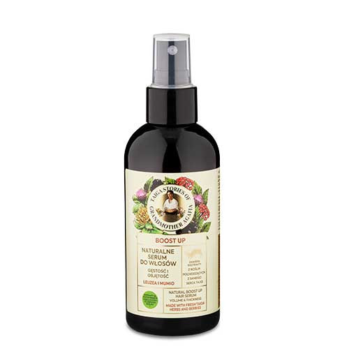 Ser natural Boost Up, pentru intarirea si stralucirea parului 170ml, Bunica Agafia (Concentratie: Tratamente pentru par, Gramaj: 170 ml)