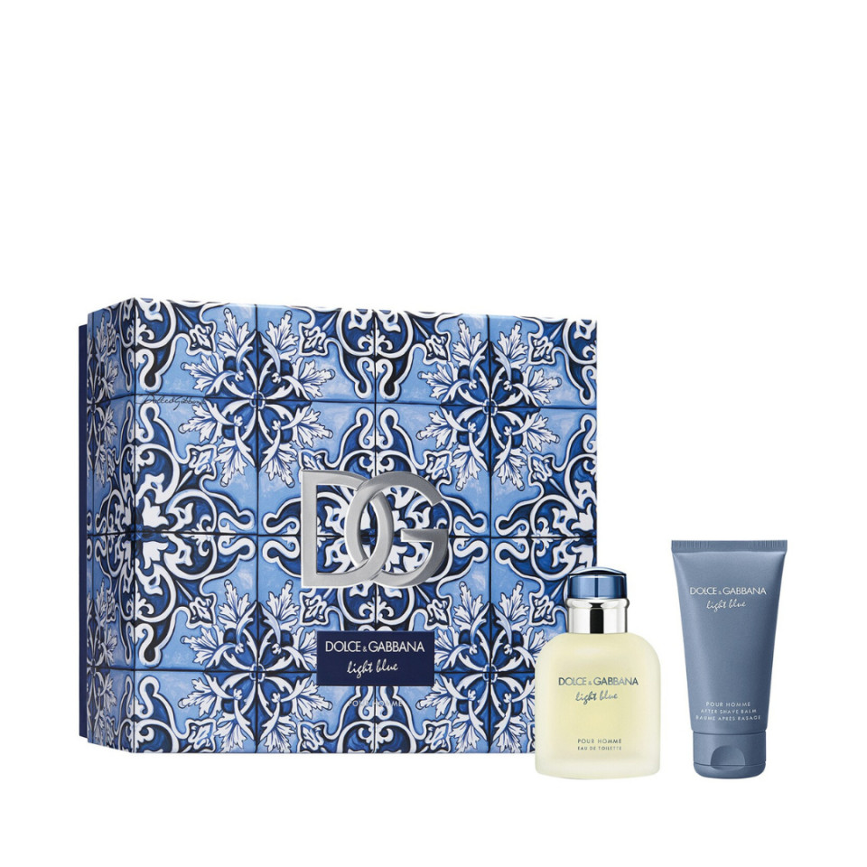 Set cadou Light Blue pour Homme, Apa de Toaleta (Continut set: 75 ml Apa de Toaleta + 50 ml After Shave Balsam)