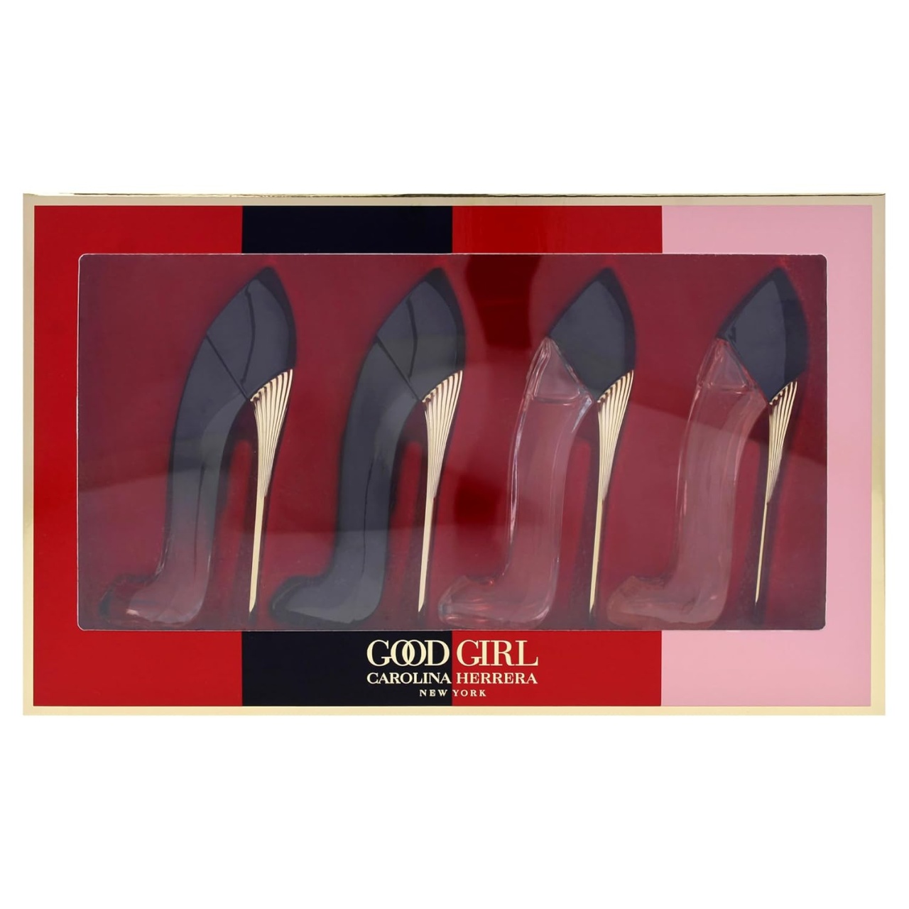 Set Cadou Mini Parfumuri Carolina Herrera Good Girl, 4×7 ml