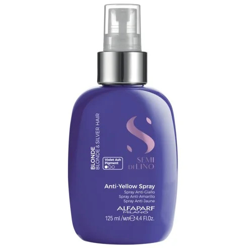 Spray pentru neutralizarea tonurilor de galben Alfaparf Milano Semi Di Lino Blonde (Concentratie: Tratamente pentru par, Gramaj: 125 ml)