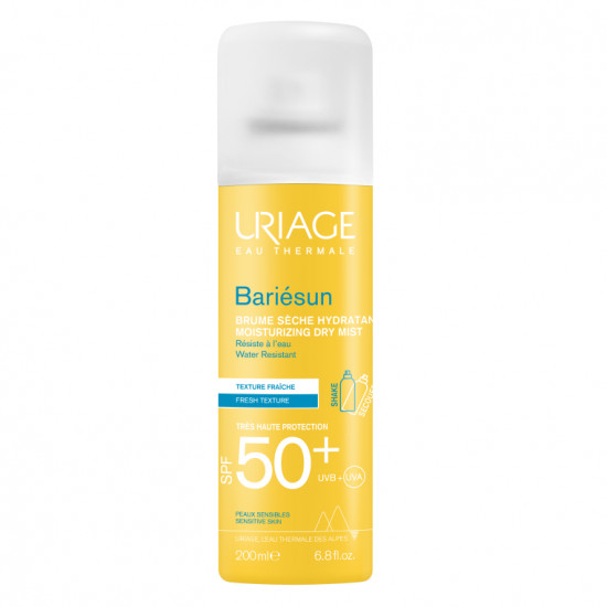 Spray uscat pentru protectie solara cu SPF 50 Uriage Bariesun, 200 ml