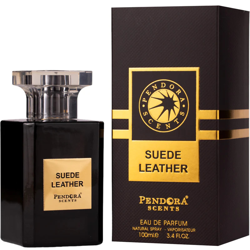 Suede Leather Paris Corner Pendora Scents, Apa de Parfum, Barbati, 100 ml (Concentratie: Apa de Parfum, Gramaj: 100 ml)