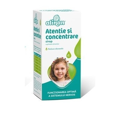 Alinan Sirop atentie si concentrare Fiterman Pharma 150 ml (Ambalaj: 150 ml)