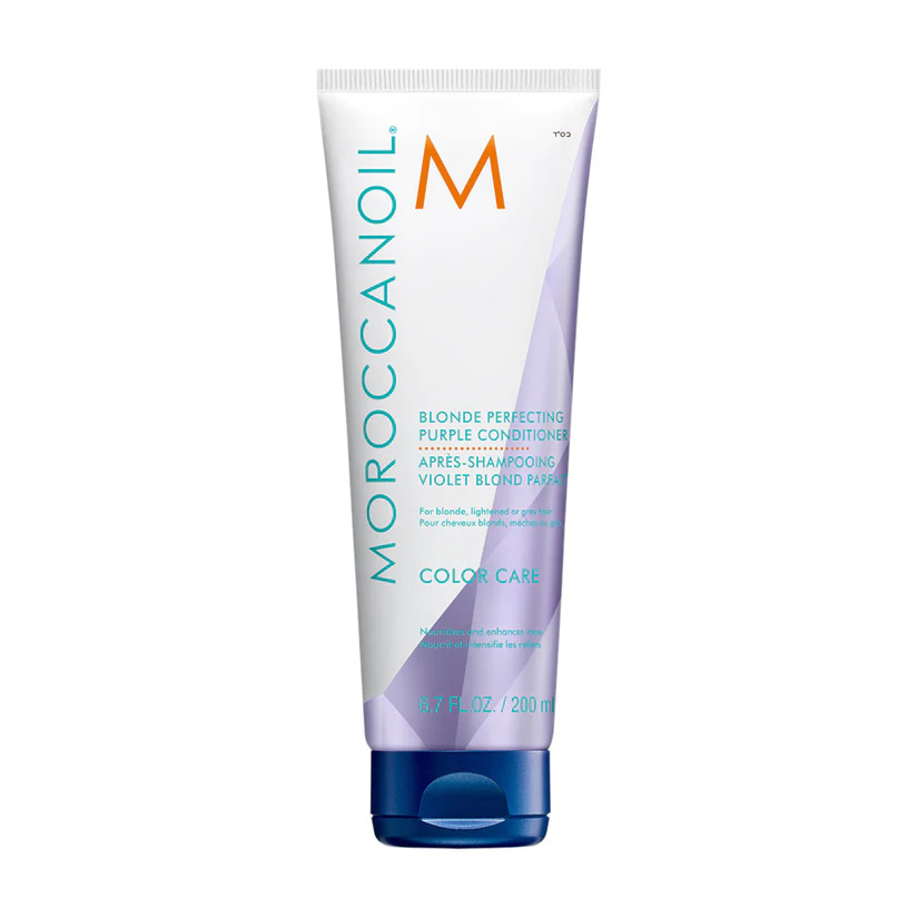 Balsam de par Moroccanoil Blonde Perfecting Purple (Concentratie: Balsam, Gramaj: 200 ml)