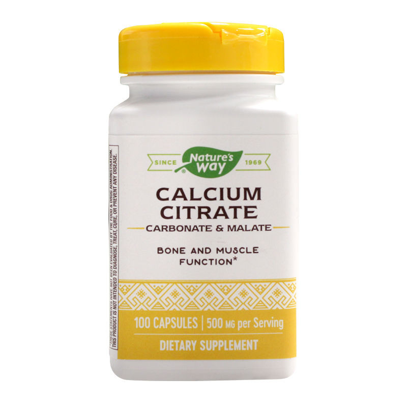 Calcium Citrate Nature\'s Way, 100 capsule, Secom (Gramaj: 100 capsule)