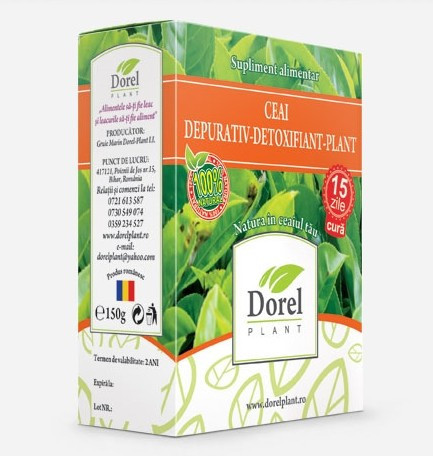 Ceai Depurativ-Detoxifiant-Plant Dorel Plant 150 g