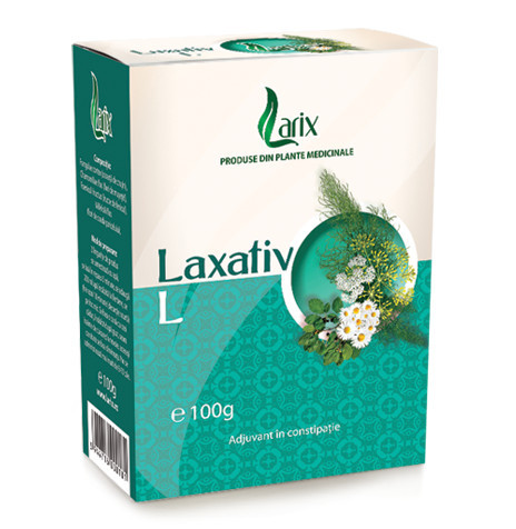 Ceai Laxativ Larix 100 g/40 plicuri (Ambalaj: 100 grame)