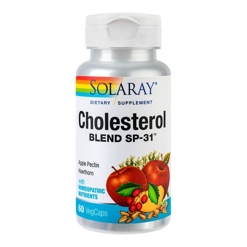 Cholesterol Blend SECOM Solaray 60 capsule (Concentratie: 500 mg)