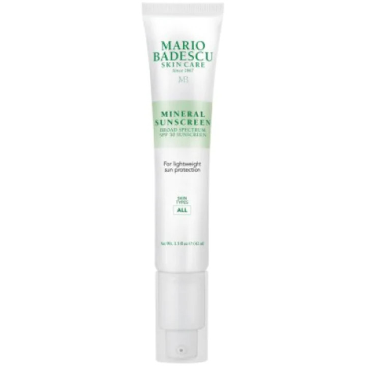 Crema de zi Mario Badescu Mineral Sun Screen 30SPF, 42ml