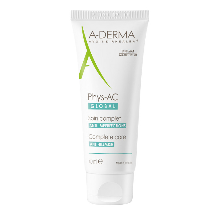 Cremă pentru ten cu tendinta acneica A-Derma Phys-AC Global (Concentratie: Crema, Gramaj: 40 ml, Gam