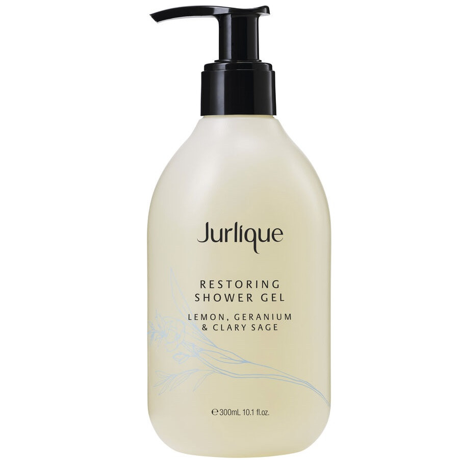 Gel de dus Jurlique Restoring Lemon, Geranium & Clary Sage, 300ml