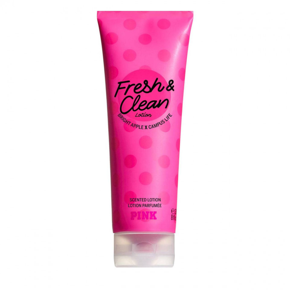 Lotiune de corp Victoria Secret, Pink Body Fresh and Clean, 236 ml (Concentratie: Lotiune de Corp, Gramaj: 236 ml)