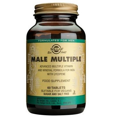 Male Multiple Solgar 60 tablete (TIP PRODUS: Suplimente alimentare, Concentratie: 645 mg)