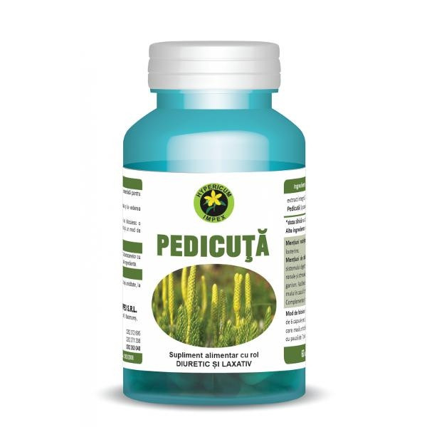 Pedicuta Hypericum, 60 capsule (Ambalaj: 60 capsule)