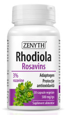 Rhodiola Rosavins 500mg 30 capsule vegetale Zenyth