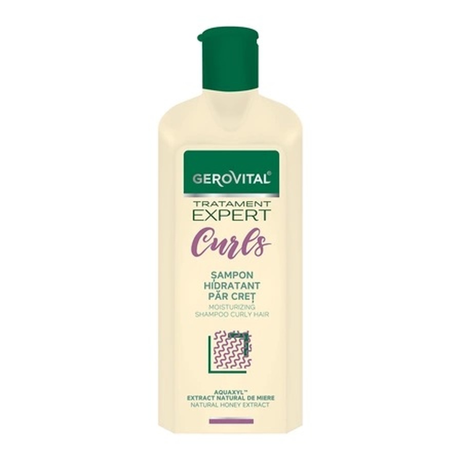 Șampon Hidratant pentru Păr Creț Tratament Expert Curls, 250 ml, Gerovital
