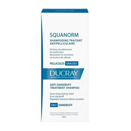 Sampon tratament anti-matreata grasa Squanorm, Ducray (Concentratie: Sampon, Gramaj: 200 ml)