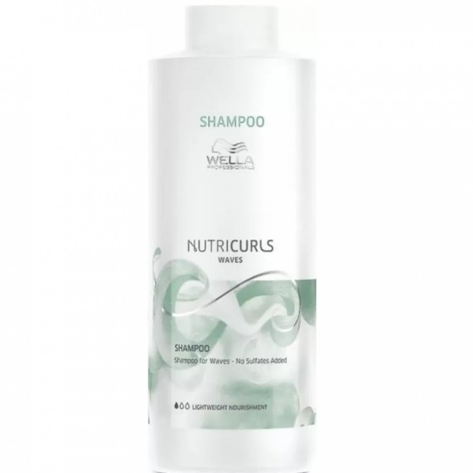 Sampon Wella Professionals Nutricurls Waves pentru par ondulat, 250 ml (Concentratie: Sampon, Gramaj: 1000 ml)