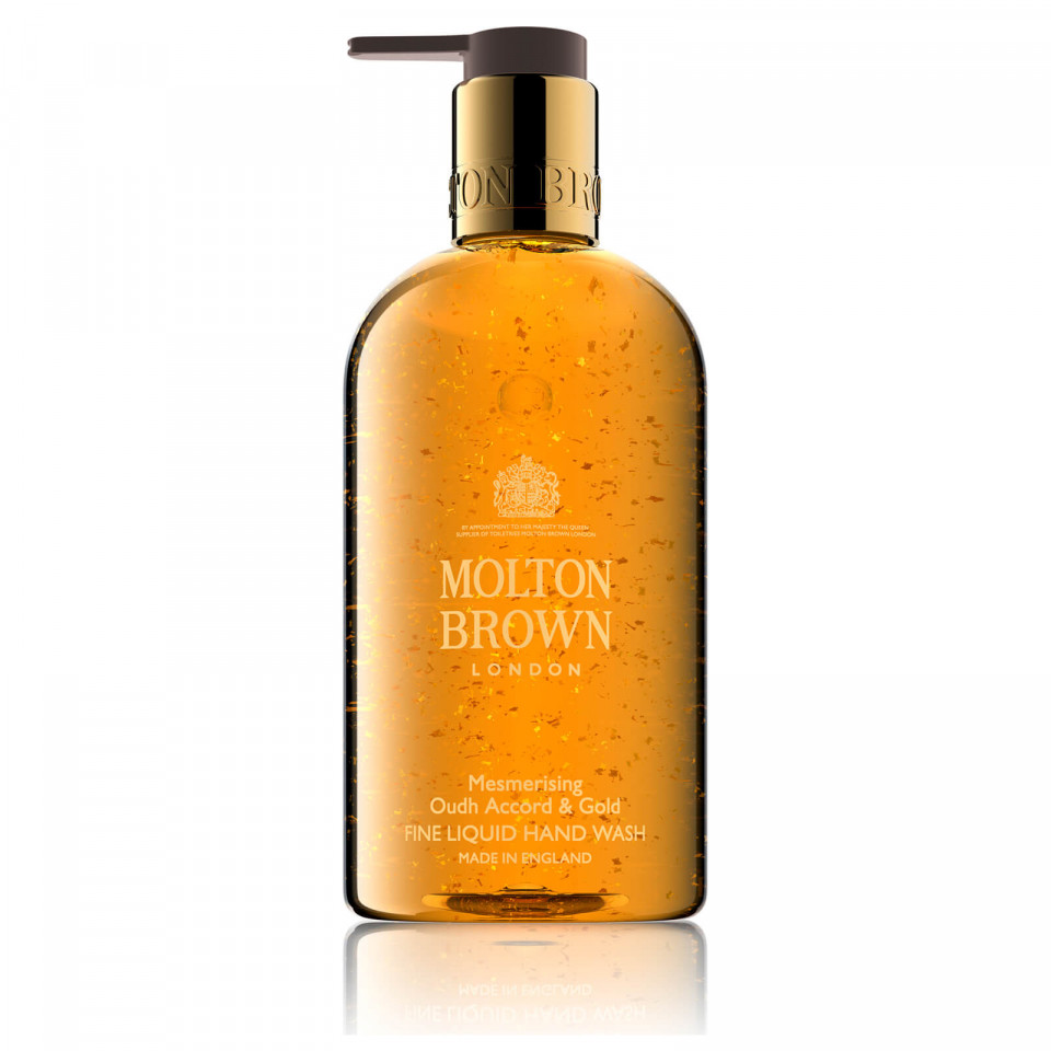 Sapun lichid Molton Brown, Oudh Accord & Gold Fine (Gramaj: 300 ml, Concentratie: Sapun lichid)