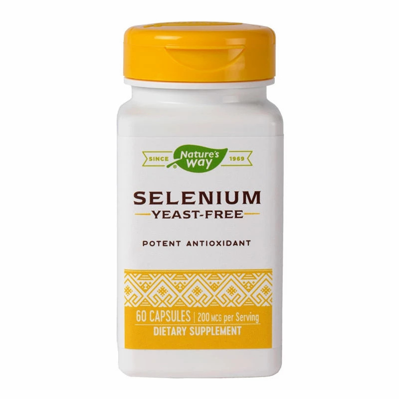 Selenium SECOM Natures Way 60 capsule (Ambalaj: 60 capsule, TIP PRODUS: Suplimente alimentare, Conce