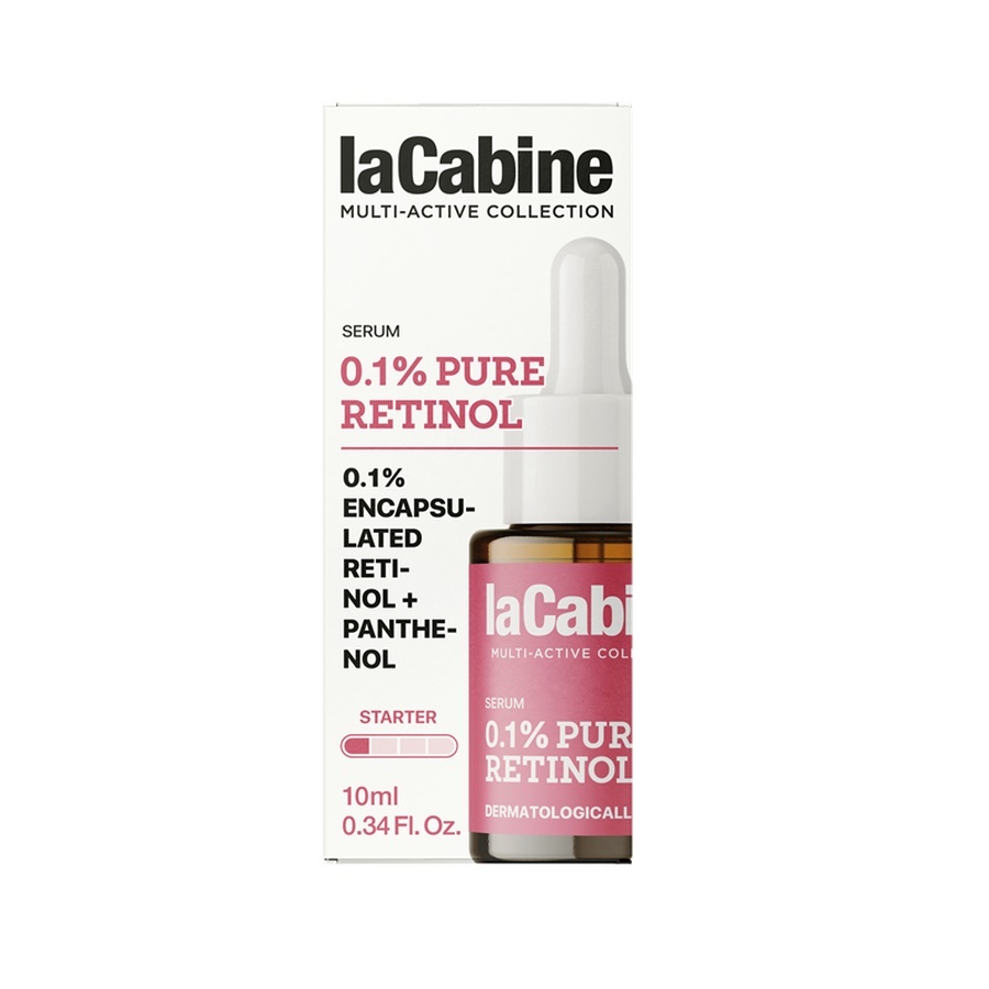 Ser cu Retinol Pur pentru Riduri, Pete și Pori Pure Retinol Multi-active, La Cabine, 10 ml