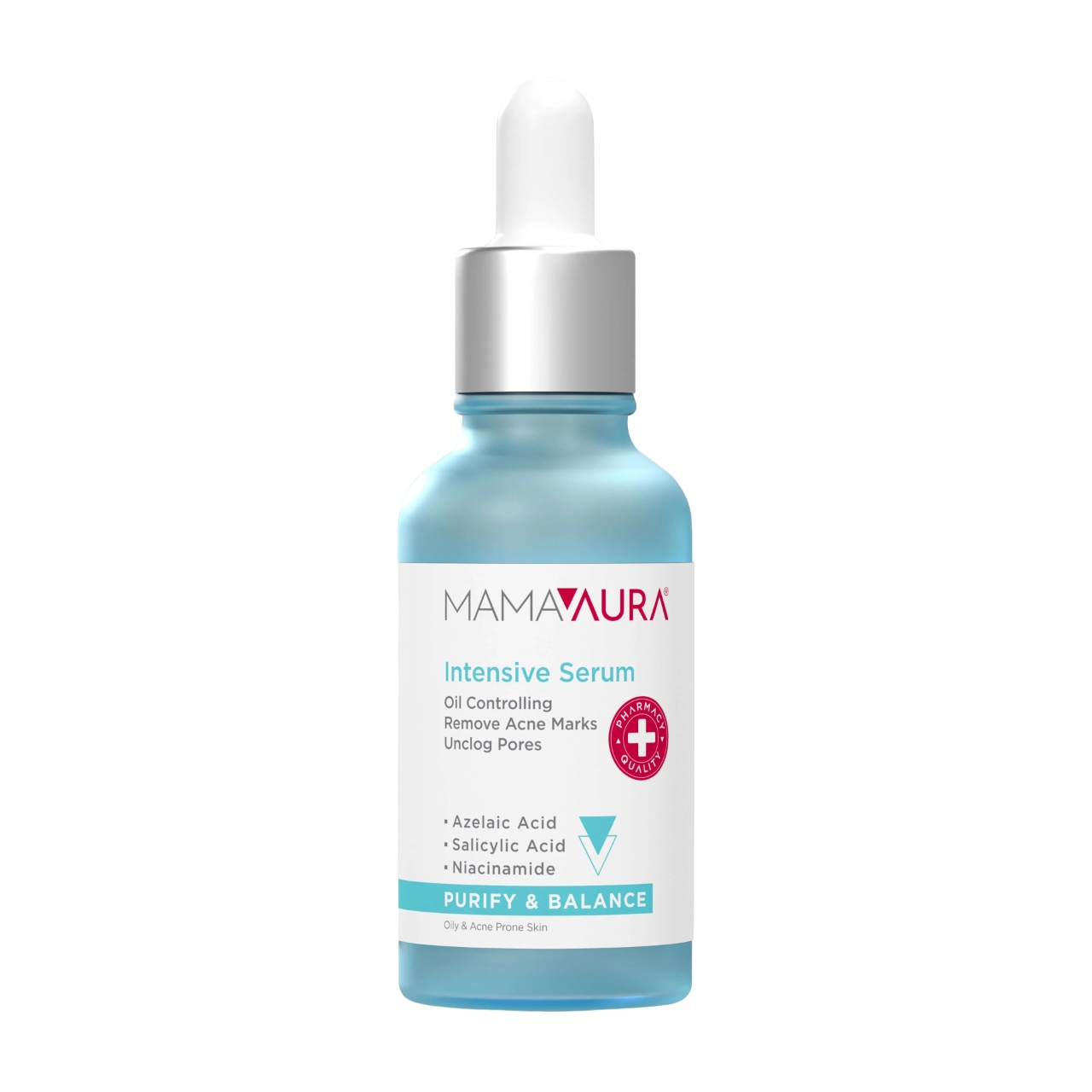 Ser intensiv post-acneic Purify & Balance Mamaaura, 30 ml