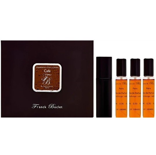 Set Cadou Franck Boclet Vanilie Apa de Parfum, Unisex (Continut set: 4 x 20 ml Apa de Parfum)