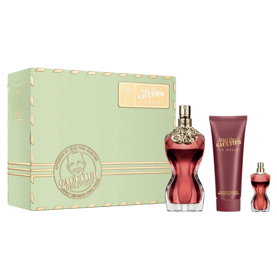 Set Cadou Jean Paul Gaultier La Belle, Apa de Parfum, Femei (Continut set: 50 ml Apa de parfum + 75 ml Lotiune de corp)