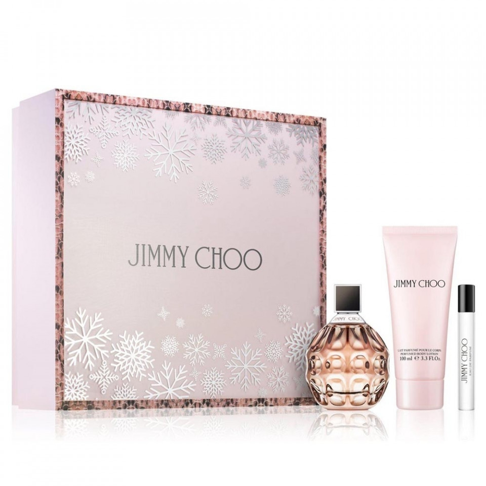 Set cadou Jimmy Choo, Apa de Parfum 100 ml, Lotiune de corp, 100 ml Apa de parfum 7.5 ml (Concentratie: Apa de Parfum, Gramaj: 100 ml+100 ml...