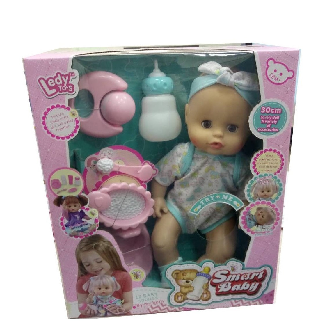 Set de joacă Smart Baby Doll - Experimentează Bucuria Primului Bebelus