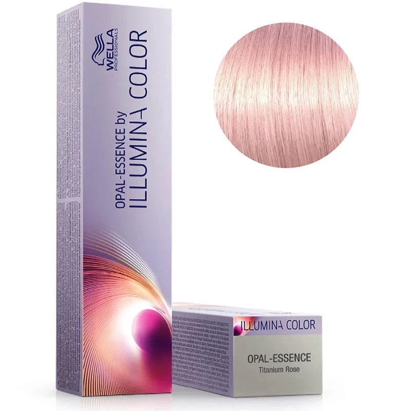 Vopsea de par permanenta Wella Professionals Illumina Color Opal Essence Rose