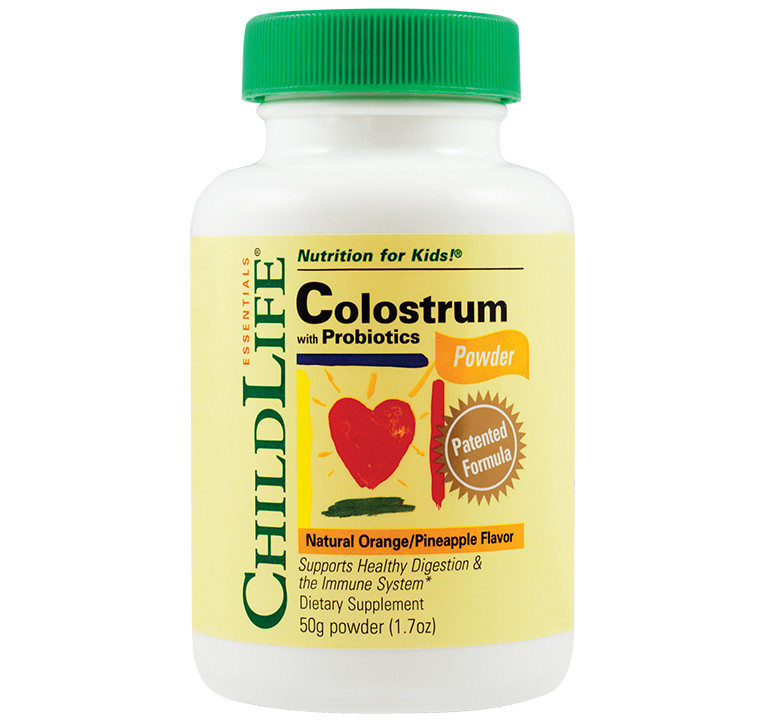 Colostrum cu Probiotice ,copii,ChildLife 50 g, Secom (Concentratie: 50 g)